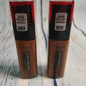 2 Loreal Infallible Foundation Expresso